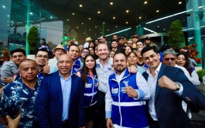 Liderazgos de Morena, PT y MC se suman a la campaña de Santiago Taboada